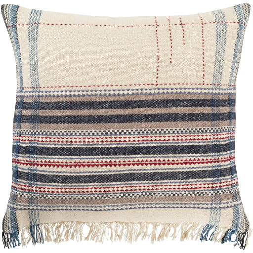 Hand Embroidered Pillow- Multi