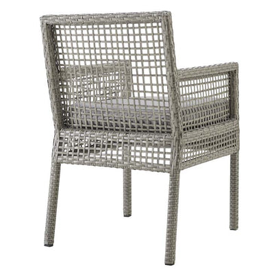 Rattan Dining Chair- Gray