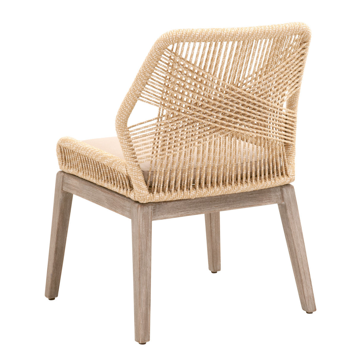 Rope Dining Side Chair- SET 2 -  Sand