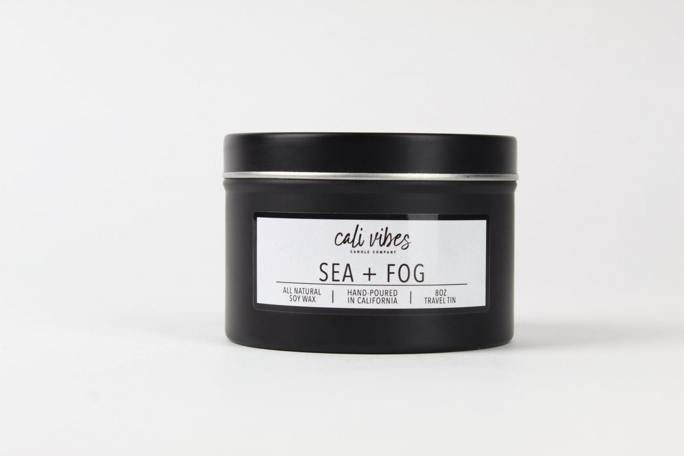 Sea + Fog 8oz Hand Poured Candle