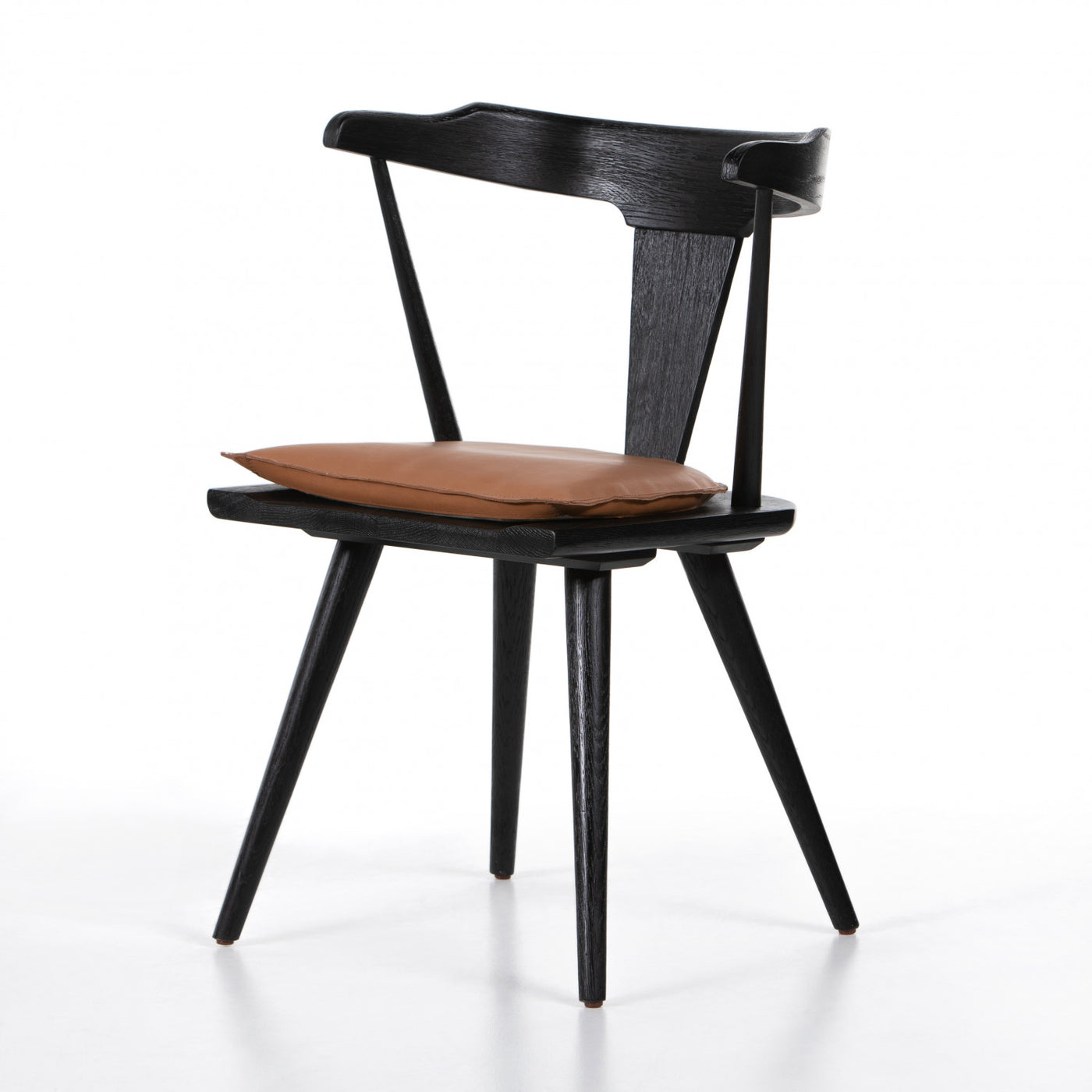 Modern Windsor Dining Chair- Black