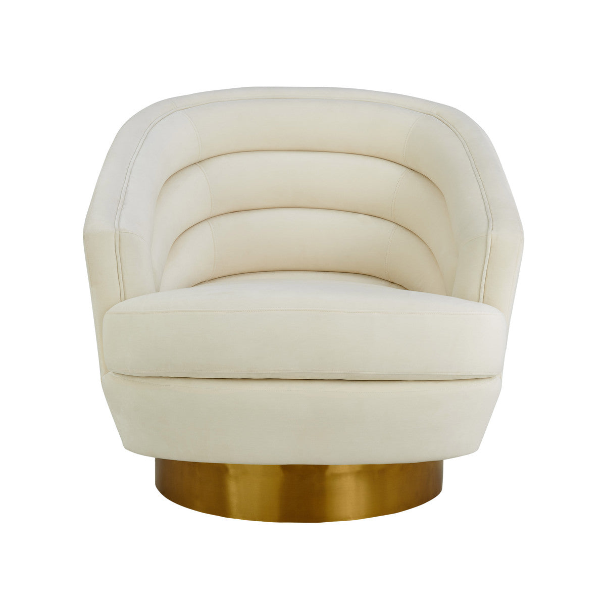 Sylvie Swivel Chair- Cream