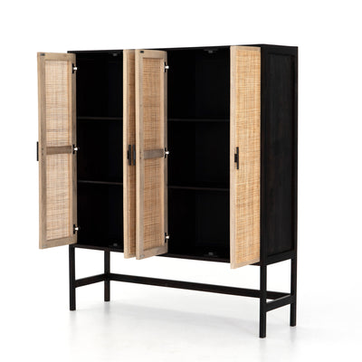 Smithe Cabinet - Ebony - Open