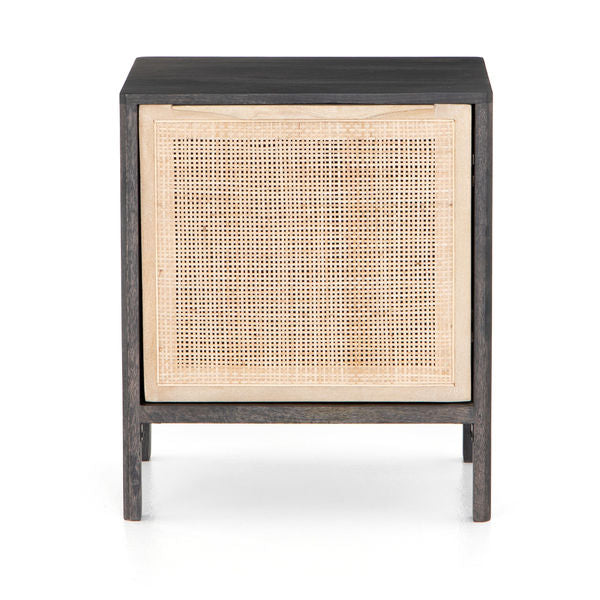 Smithe Cane Nightstand Ebony