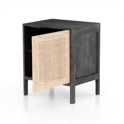 Smithe Cane Nightstand Ebony