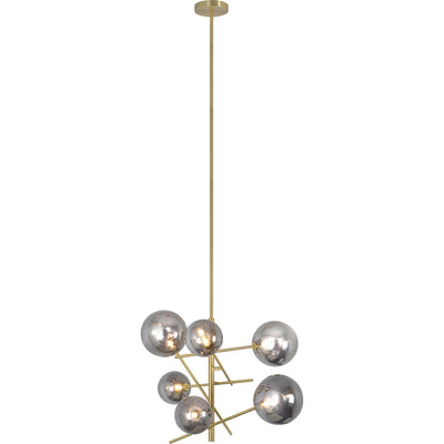 Laylani Smokey Globe Chandelier
