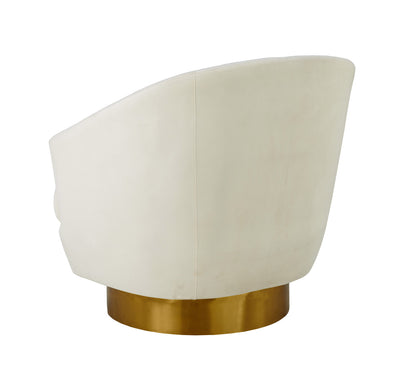 Sylvie Swivel Chair- Cream