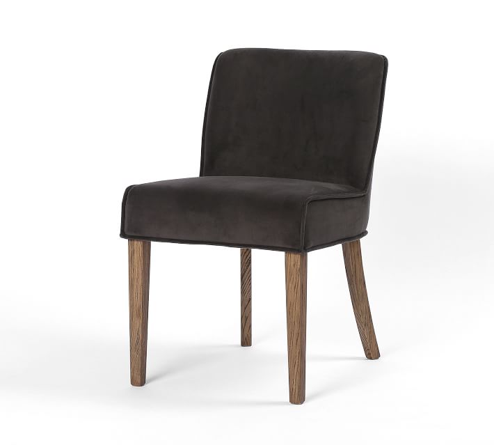 Talbert Chair- Cotton Velvet Smoke - SET 2