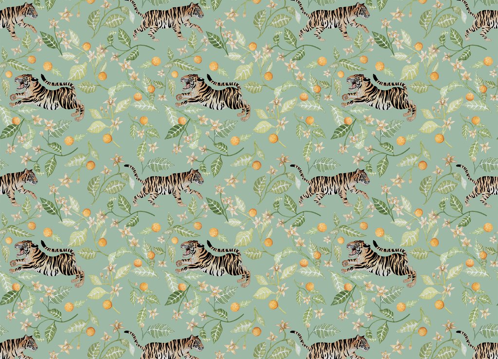 Anewall Tiger Wallpaper