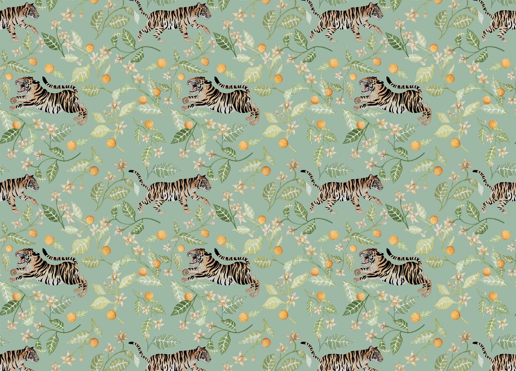 Anewall Tiger Wallpaper