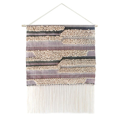 Safi Oversized Wall Hanging Berry + Moss