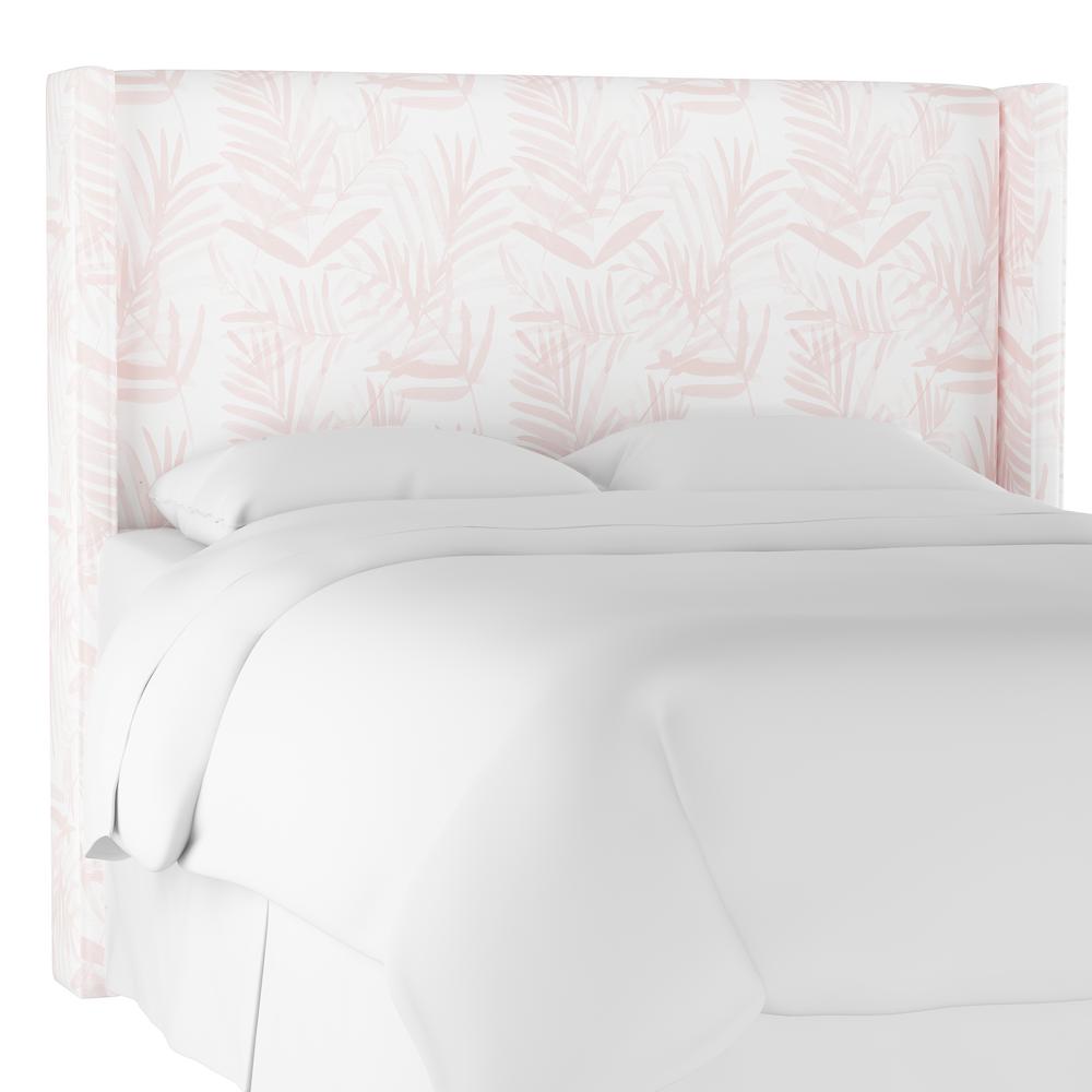 Palms Winged Bed- Blush