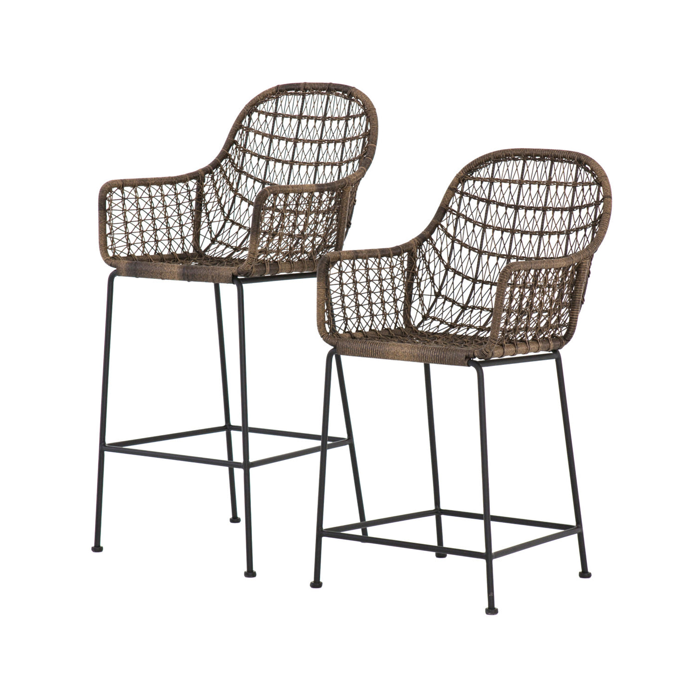 All Weather Wicker Stools