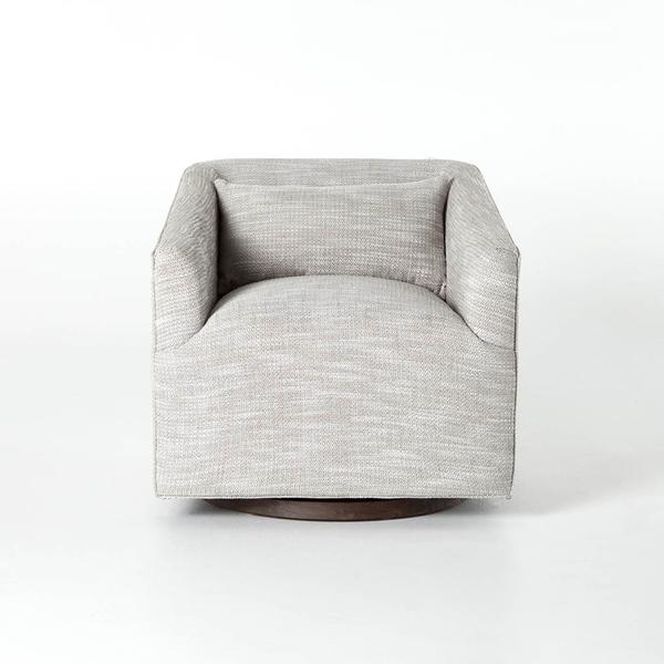York Swivel Chair- Pebble