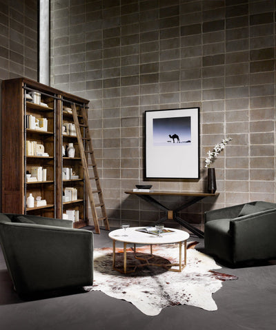 York Swivel Chair- Velvet Smoke
