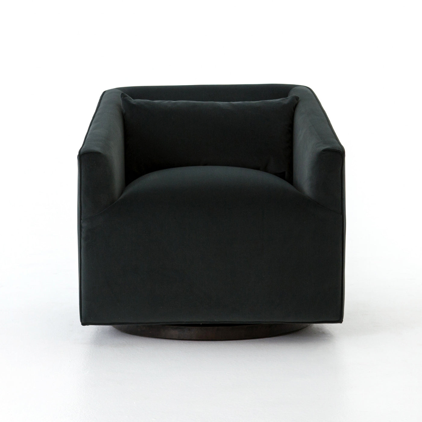 York Swivel Chair- Velvet Smoke